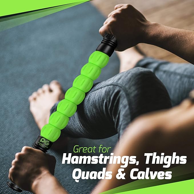 Physix Gear Roller Stick - Muscle Roller Massage Stick for Legs, The Stick Massage Roller for Deep Tissue Massaging Stick for Athletes, Physical Therapy Muscle Roller, Recovery Stick Roller-Ruum Studio Home