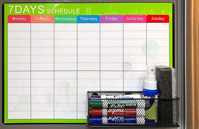 Magnetic Baskets Magnetic Organizer and Holder for Locker or Refrigerator - Pen Holders or Storage Bins for Office and Home-Ruum Studio Home