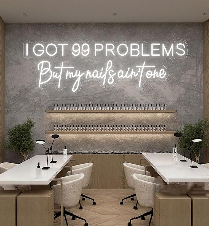 Custom Neon Sign, Custom LED Neon Sign Customizable for Business Salon Beauty Nail Studios Light Up Name Sign, Personalized Neon Light Suitable for Bar Bakeries Coffee Shop Decorations-Ruum Studio Home