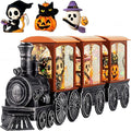 Halloween Snow Globe Train Skeleton Reaper Black Cat Pumpkin Ghost Classic Relief Texture Battery Powered LED Glitter Halloween Decorations Indoor-Ruum Studio Home