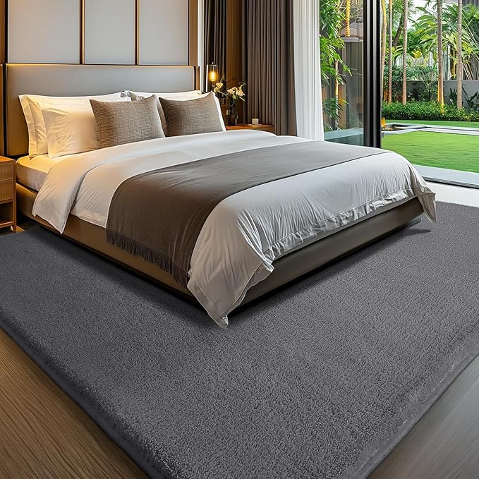 Sour Lemon 10x14 Area Rugs for Living Room, Soft Large Area Rug Fluffy Rugs for Bedroom，Machine Washable Area Rug Non Slip Carpet Rug for Living Room Playroom Kids Room Home Decor-Ruum Studio Home