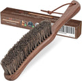 Lint Brush for Clothes with 100% Soft Horse Hair Bristle, Large Walnut Wood Handle, Lint Remover for Hat, Pet Hair, Suits, Cashmere, Wool, Velvet, Suede, Shoe-Ruum Studio Home