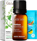Gya Labs Melissa Essential Oil - 0.34 Fl Oz - 100% Pure Natural Melissa Oil for Candle Making Scent-Ruum Studio Home