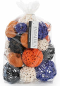ANDALUCA Decorative Balls Halloween Bowl Filler Home Decor (Purple Orange)-Ruum Studio Home