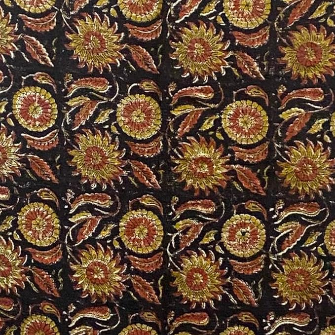 Bohemian Mud Cloth Handmade Throw with Tassels - 120x180 CM Handblock Printed Floral Cotton Blanket, Soft Handloom Sofa Throw for Living Room, Bed, Couch & Home Décor-Ruum Studio Home