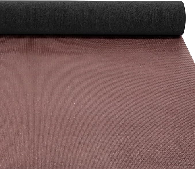 Marine Carpet,6 FT x 23 FT Black Indoor Outdoor Carpet 0.2" Thick Boat Carpet with Water-Proof TPE Backing, Non-Slide Outdoor Marine Carpet Roll for Home, Patio, Porch, Deck-Ruum Studio Home