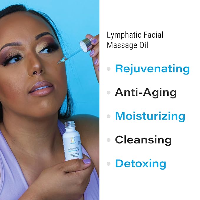 Facial Lymphatic Drainage Oil for Gua Sha Facial Tools, Lymphatic Drainage Massager Face with Jojoba & Coconut Oil, Use with Face Roller, Jade Roller, Guasha Tool for Face & Neck, 1 Fl Oz-Ruum Studio Home