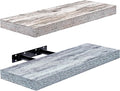 Sorbus Floating Shelves - 2 Pack 16 Inch Rustic & Blue Wall Shelves for Bedroom, Kitchen, Living Room, Bathroom Shelves, Home Decor, Office - Floating Shelf for Trophy, Books, Frames, Toilet Paper-Ruum Studio Home