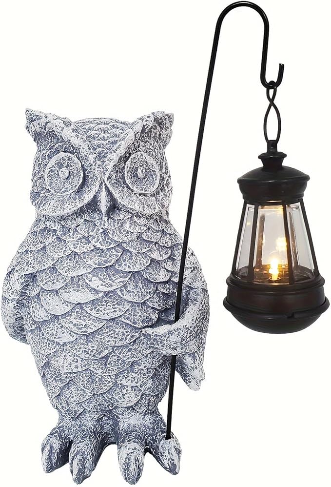 Outdoor owl Statue Garden Decor Lawn Decoration-Ruum Studio Home