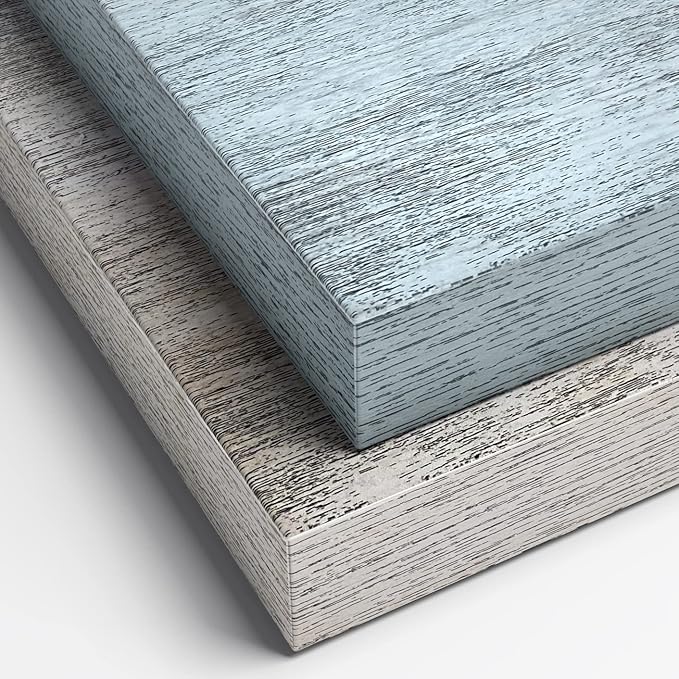 Sorbus Floating Shelves - 2 Pack 16 Inch Rustic & Blue Wall Shelves for Bedroom, Kitchen, Living Room, Bathroom Shelves, Home Decor, Office - Floating Shelf for Trophy, Books, Frames, Toilet Paper-Ruum Studio Home