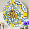 The Gears Clock Wall Clock Italy Collection with Moving Gears (Minori, 24 inch Round)-Ruum Studio Home