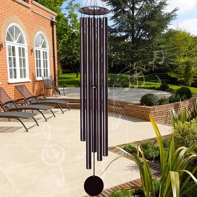 Large Wind Chimes for Outside Deep Tone, 65" Deep Tone Wind Chimes for Outside Porch Garden Patio Balcony Memorial Room Decor, Memorial Sympathy Gift for Loss of Loved One-Ruum Studio Home