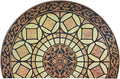 CHICHIC Entrance Door Mat Large 18 x 30 Inch Entry Way Doormat Front Door Rugs Outdoors Heavy Duty Welcome Mat Non Slip Rubber Back Low Profile for Garage, Patio, High Traffic Area, Semicircle-Ruum Studio Home
