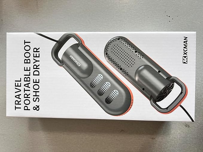 XCMAN Portable Shoe Dryers and Boot Dryer，Boot dryer for winter Boots, Work Boots, Rain Boots, Tennis Shoes, Ski Boot Liners,With integrated fan and heater-Ultra Silent | 12V DC/AC Converter| US Plug-Ruum Studio Home