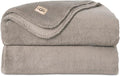 UGG Whitecap Plush Throw Blanket Fleece Lightweight Soft Throw for Couch or Bed Luxury Home Decor for Living Room Washable Hypoallergenic Blankets for Dorm Decor, 50-inch x 70-inch, Light Grey Seal-Ruum Studio Home