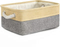 TheWarmHome Small Storage Bins Basket - Small Storage Baskets for Organizing Shelves, Fabric Storage Cubes Organizer for Changing Table Clothes Shoes Sock Towel Dog Toy,Decorative Basket Gift-Ruum Studio Home