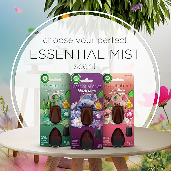 Air Wick Essential Mist – Triple Refill Black Lotus & Violet 3 ct.-Ruum Studio Home