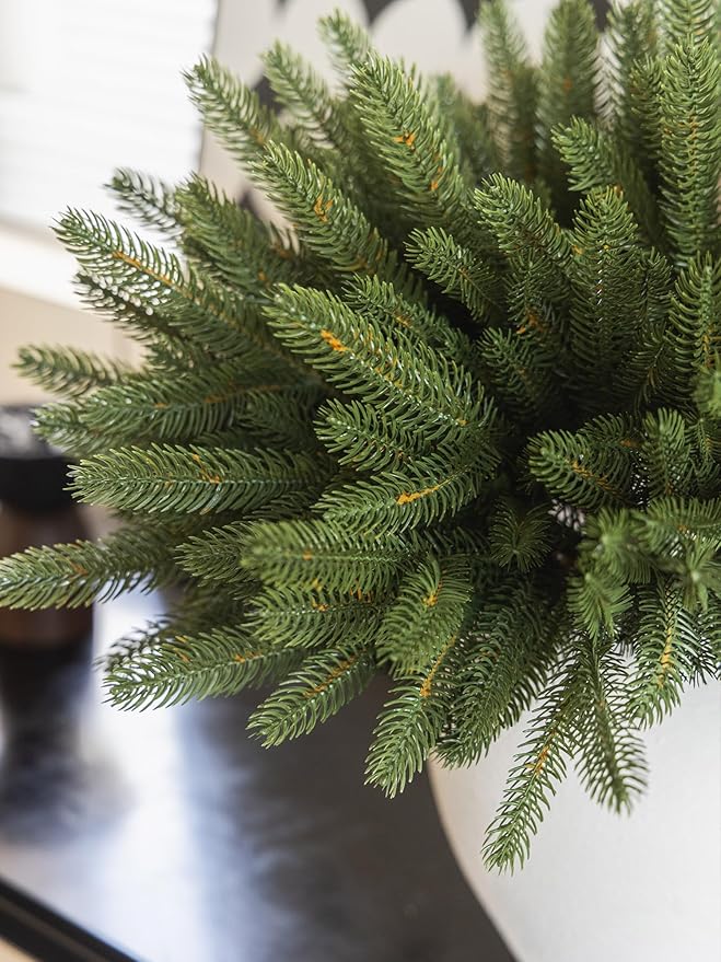 MISSPIN 12 Pcs 19.5 Inches Christmas Cedar Branches, Cedar Artificial Christmas Branches DIY Crafts Faux for Xmas Indoor Outdoor Home Decor-Ruum Studio Home