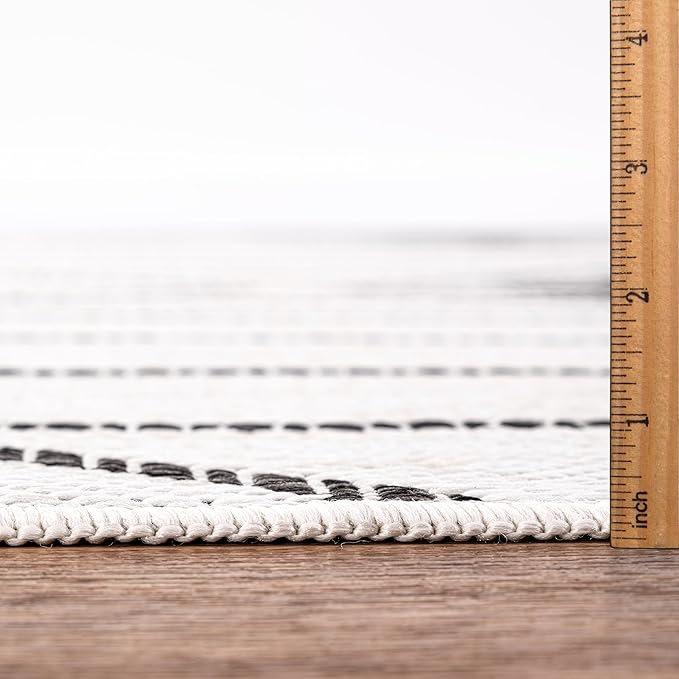 Keen Home Design Terrace Outdoor Runner Rug - 2x6 Washable Indoor/Outdoor Rug for Patio, Kitchen, Balcony, Beach, Garden, Deck and Porch, Size: 2'2"x5'7"-Ruum Studio Home