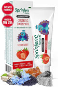 SprinJene Natural Kids Toothpaste, Strawberry | Natural Children’s Toothpaste | Fluoride Free Toothpaste for Toddlers | 1 Pack-Ruum Studio Home