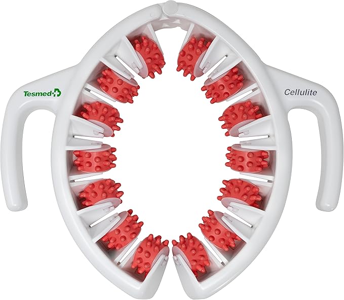 TESMED Cellulite Manual Massager : Made in Italy, Patented with Converging & Diverging Roller Technology. Anti Cellulite Roller for Thighs and Buttock-Ruum Studio Home
