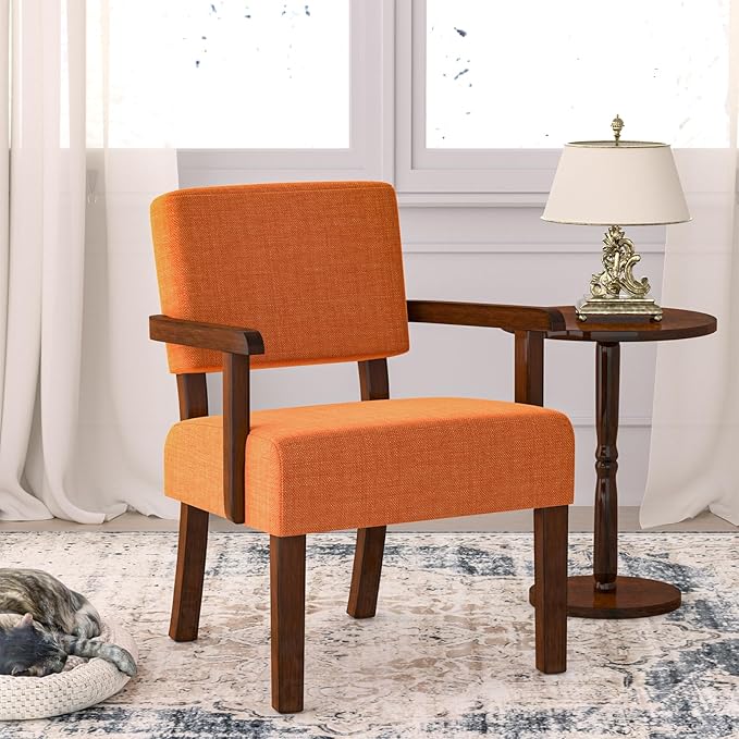 Accent Chair, Living Room Chairs Oversized with Soft Seat and Armrests for Dinning, Bedroom, Reading and Waiting Rooms-Ruum Studio Home
