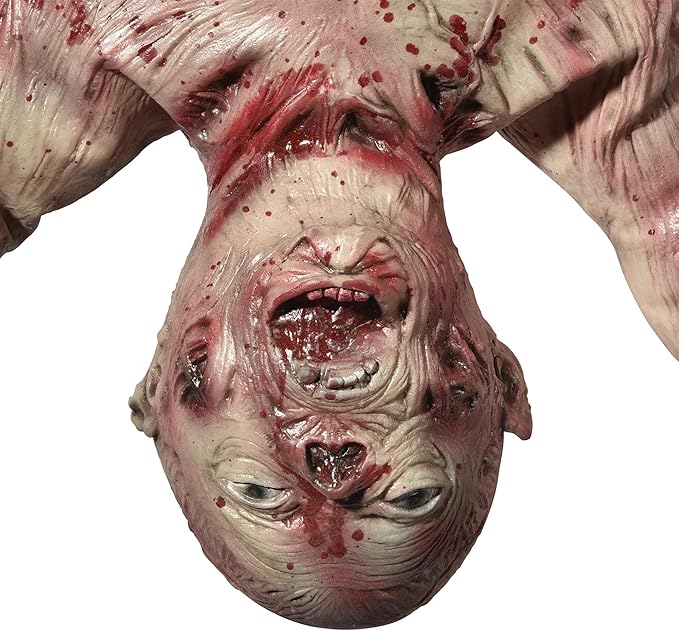 AW 37" Halloween Half Body Prop Skinned Hanging Corpse Torso Haunted House Party Indoor Outdoor Decoration 2025-Ruum Studio Home
