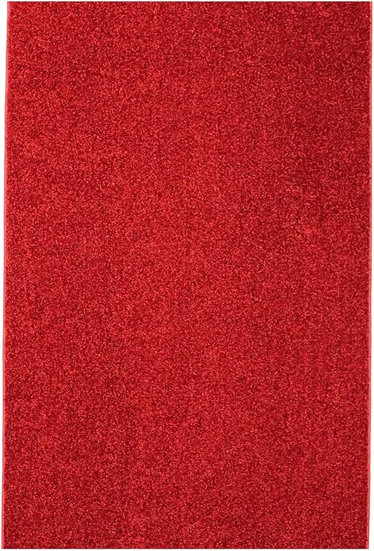 KOECKRITZ Soft and Colorful Kids Classroom Area Rugs (Passes Flammability Pill Test) Many Sizes and Bright Colors to Select from (6' x 8', Fire Engine)-Ruum Studio Home