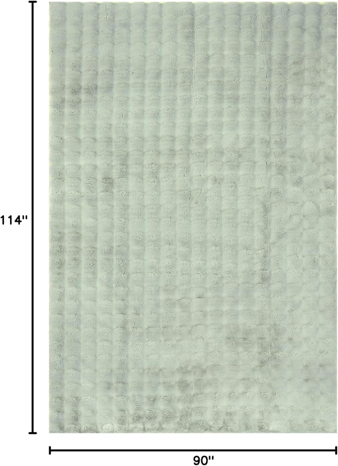 nuLOOM 7'6" x 9'6" Cozy Plush Area Rug, Machine Washable, Non-Slip, Soft Fluffy Shag Carpet for Living Room Bedroom Kids Room Nursery Home Decor, Jeni Green-Ruum Studio Home