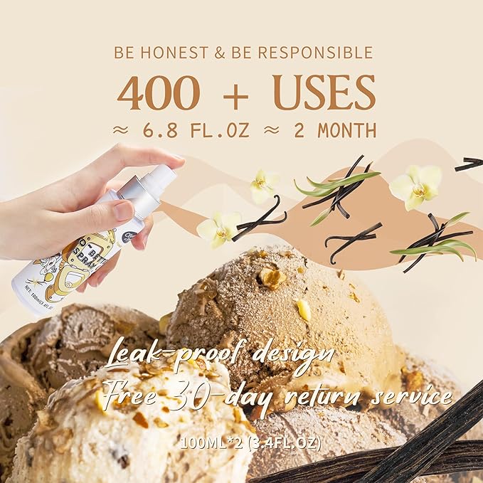Clean-n-Fresh Toilet Spray 6.8 Fl.Oz, Vanilla Scent, Natural Plant Essential Oil Air Freshener & Odor Eliminator-Ruum Studio Home