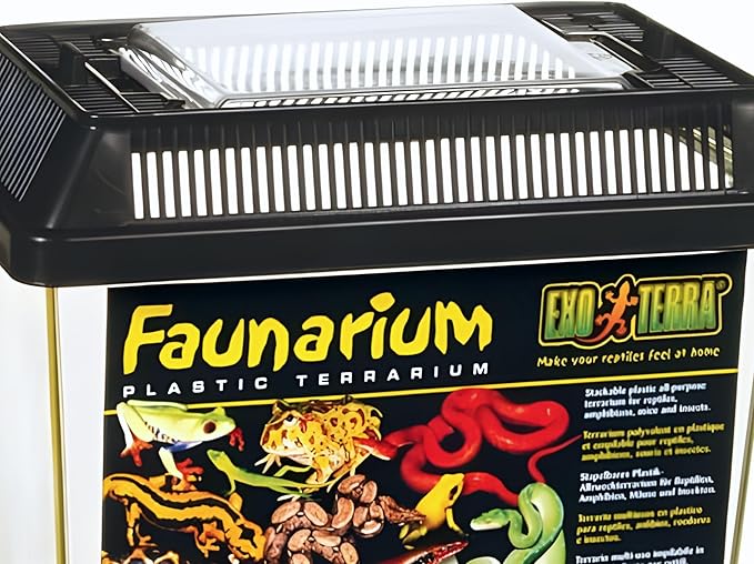Exo Terra Faunarium, Plastic Reptile Terrarium, Large, PT2265-Ruum Studio Home
