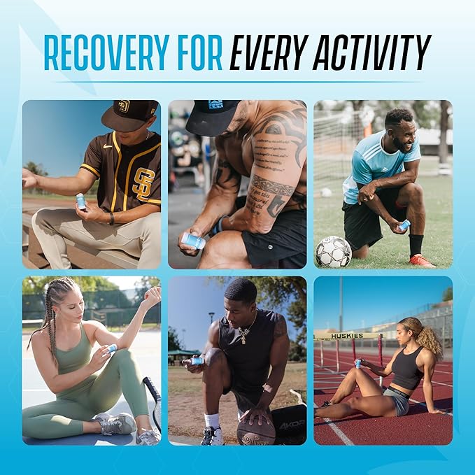 4KOR Recovery Stick - Natural Muscle Balm | Hemp Infused | for Muscles, Joints, Post-Workout | Features a Cooling & Warming Sensation | Portable & Non-Greasy Twist-Up Balms - 1 oz.-Ruum Studio Home