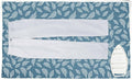 Encasa XO Ironing Mat/Pad (Large 48"x28") with 3mm Padding & Silicone Iron Rest for Steam Pressing on Tabletop or Bed - Heat Resistant, Portable, Quilting & Travel Blanket - Big Leaves Blue-Ruum Studio Home