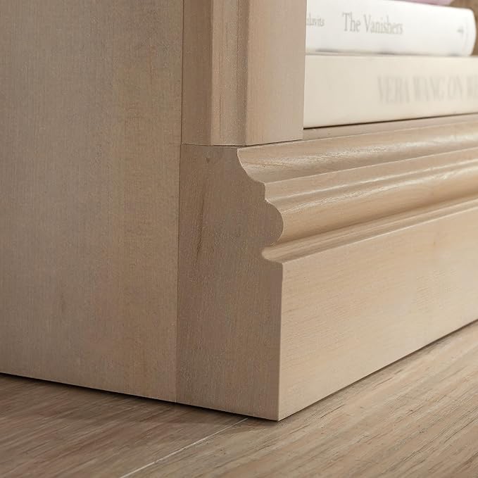 Sauder Miscellaneous Storage 3-Shelf Display Bookcase, Pacific Maple Finish-Ruum Studio Home