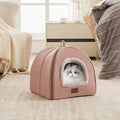 Cat Bed for Indoor Cats - Cat Cave Cat House Cats Tent with Removable Washable Cushioned Pillow, Soft and Self Kitten beds-Ruum Studio Home