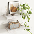 Fun Memories Deep Floating Shelves - 16" W x 9" D x 1.6" H Rustic Grey Wall Shelf - Wall Mounted Shelves for Storage - Wooden Shelves with Invisible Brackets for Living Room, Farmhouse - Set of 2-Ruum Studio Home