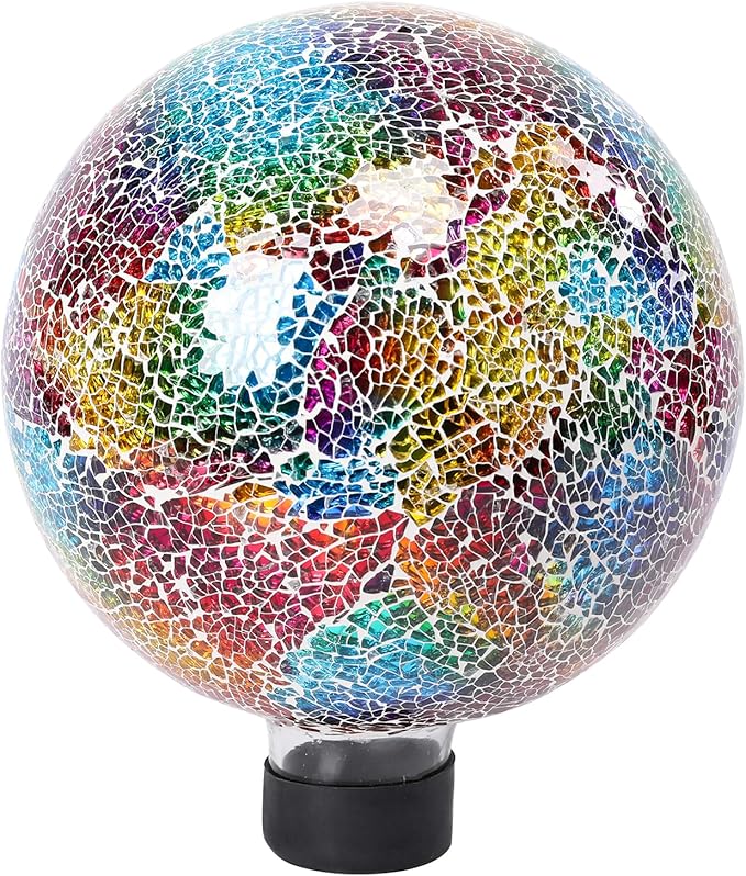 VCUTEKA Gazing Ball, 8" Glass Gazing Balls Sphere for Garden Lawn Outdoor Ornament Yard Decorative-Ruum Studio Home