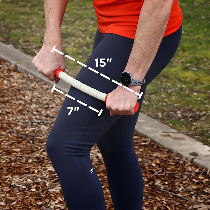 Tiger Tail The Stick - Bendy 15” Flexible Muscle Roller Stick for Myofascial Release & Trigger Points - Bendable Deep Tissue Massager for Legs, Back, Shoulders - Relieve Soreness & Improve Recovery-Ruum Studio Home