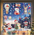 Christmas Window Clings Decorations - Cute Funny Double-Sided Static Stickers for Glass Windows and Doors, Perfect Decorations, with Cat Kitten Pattern, Reusable 9 Sheets-Ruum Studio Home