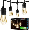 Enbrighten LED Outdoor String Lights 48ft Soft Warm White Patio Lights with Ultra-Durable Shatterproof and Waterproof Acrylic Bulbs for Balcony, Backyard, Porch, Gazebo, Deck, Party and Market, 35631-Ruum Studio Home