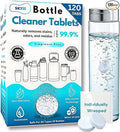 120-pcs Water Bottle Cleaner Tablets, Chlorine-free, Water Bottle cleaner, Tumbler washer and Glass bottle cleaner Removes stubborn stains and Freshens glass bottles and utensils-Ruum Studio Home