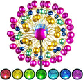 Large Wind Spinners Outdoor Solar Garden Decor Light - Unique Ferris Wheel Shaped Colorful Windmill, Durable Waterproof Design for Garden, Lawn, Patio-Ruum Studio Home