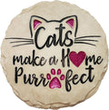 Spoontiques - Garden Décor - Cats Make a Home Purrfect Stepping Stone - Decorative Stone for Garden-Ruum Studio Home