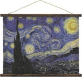 American Art Decor The Starry Night Over the Rhone Tapestry Wall Art by Vincent van Gogh-Ruum Studio Home