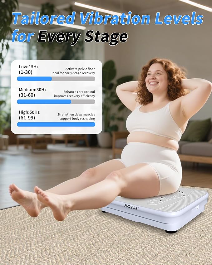 Shake Plate Vibration Exercise Machine for Lymphatic Drainage Massager & Weight Loss, 400 lbs Capacity Whole Body Vibrating Plate Workout for Women and Men-Ruum Studio Home