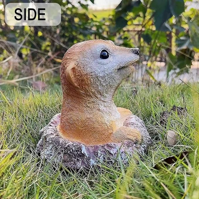 Meerkat Statue - Charming Meerkat Garden Animal Statue: Lifelike Decor Accent for Your Yard or Patio - Add Personality to Your Outdoor Space-Ruum Studio Home