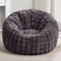 Hobestluk Bean Bag Chair Oversized Bean Bag Chair for Adults Donut-Shaped Large Bean Bag with Spacious Design for Living Room Bedroom or Reading Nook (Bubble Dark Grey)-Ruum Studio Home