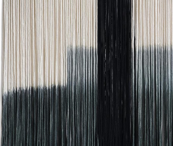 Macrame Wall Hanging Large Dip Dye Tapestry Fiber Wall Art Boho Living Room Bedroom Macrame Wall Decor 59''Wx35''L-Ruum Studio Home