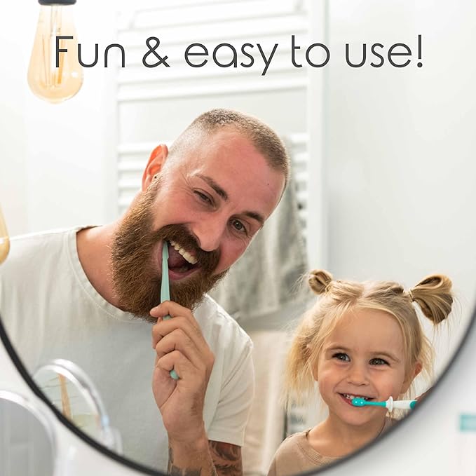 Cherish Baby Care Toddler Toothbrushes 1-2 Years (4-Pack) - BPA-Free & Safety-Tested Kids Toothbrush Kit, Designed by a Pediatric Dentist, Soft-Grip Toothbrush for Kids, My First Toothbrush Set-Ruum Studio Home