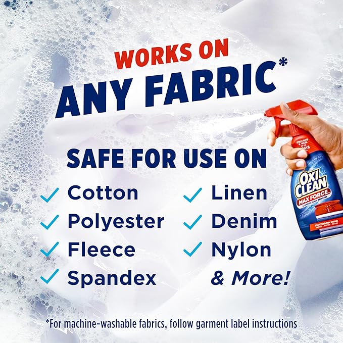 OxiClean Max Force Laundry Stain Remover Spray, 12 Fl. Oz, 3-Pack-Ruum Studio Home